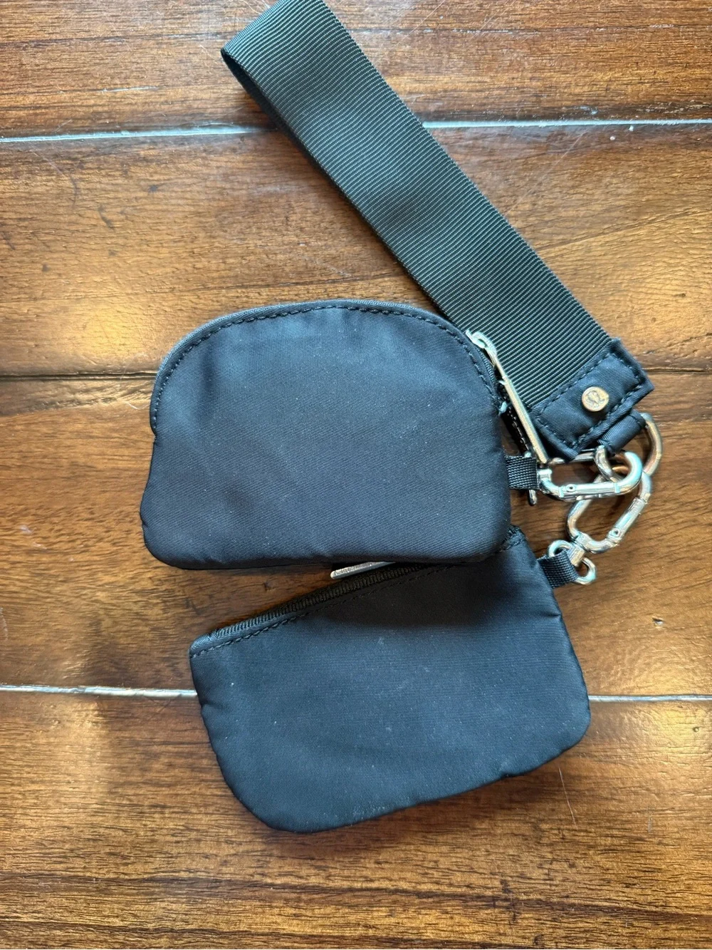 lululemon athletica Black Key Pouch Duo with Wristlet